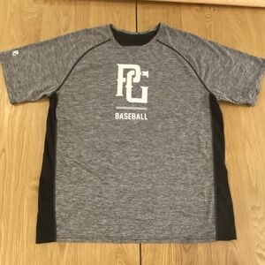 Perfect Game CoolCore T-Shirt Men's large grey heather short sleeve